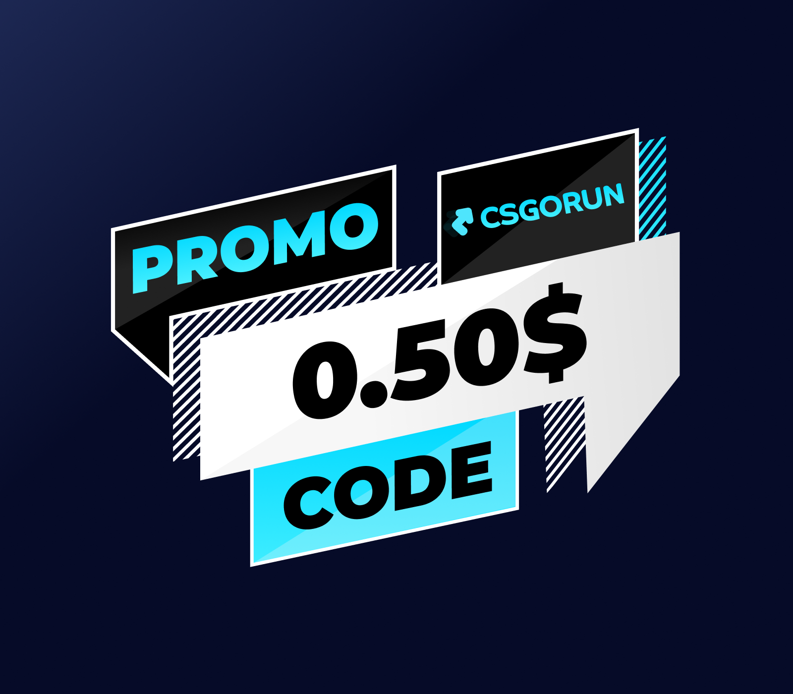 _csgorun050usd2 CSGORUN - $0.50 Gift Card - Image 1
