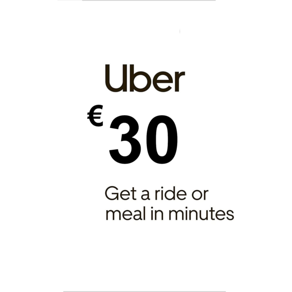 Uber EUR 30 Gift Card DE