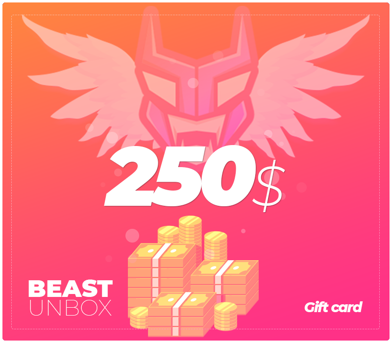 250-800 BeastUnbox.com $250 Gift Card - Image 1