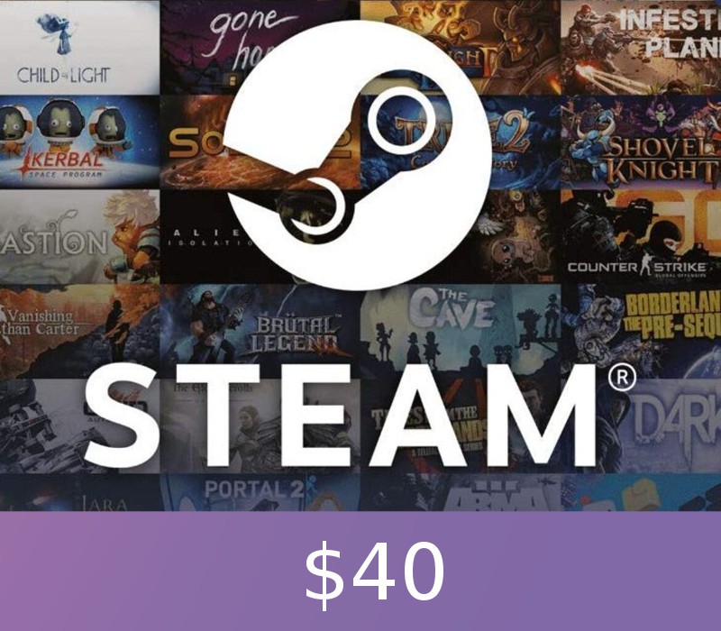 40dollarSteam800 Steam Gift Card $40 HKD HK Activation Code - Image 1