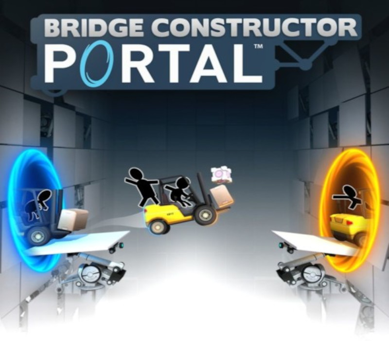 _BridgeConstructorPortal111 Bridge Constructor Portal EU XBOX One / Xbox Series X|S CD Key - Image 1