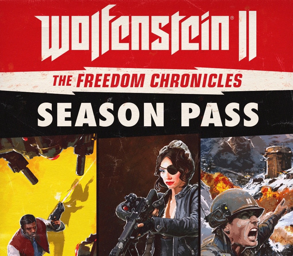 wolfen3 Wolfenstein II: The Freedom Chronicles - Season Pass EU PC Steam CD Key - Image 1