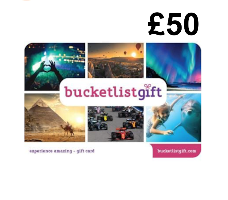 _BucketlistGift800_UK50 BucketlistGift £50 Gift Card UK - Image 1