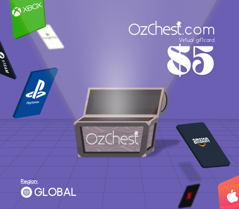 _Ozchest_800x700_USD_5 Ozchest $5 Gift Card - Image 1