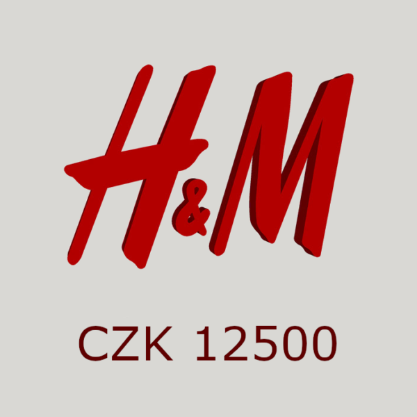 H&M 12500 CZK Gift Card CZ