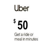 Uber $50 PA Gift Card