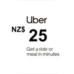 Uber NZD 25 Gift Card NZ